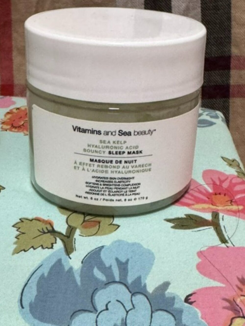 Kelp and Hyaluronic Acid “Bouncy” Face Mask